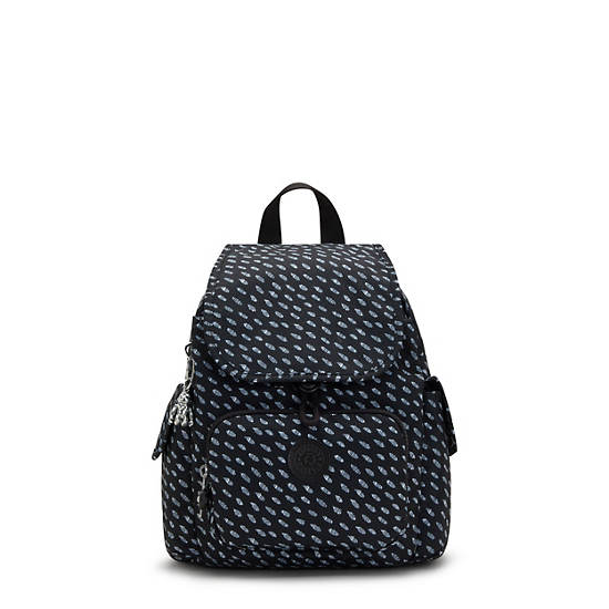 Kipling City Pack Mini Printed Backpack Ryggsäck Svarta | SE 1194MQ